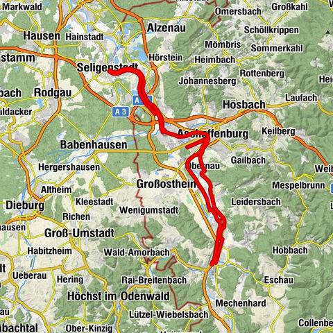 Estrella de Obernburg - La ruta parque-castillo-monasterio