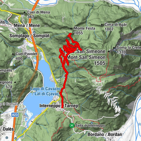Monte Festa, una montaña llena de historia