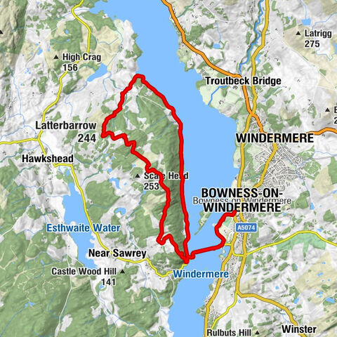 Bowness on Windermere - Ferry House - Latterbarrow - High Wray