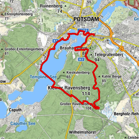 Südliche Innenstadt - Potsdam - Großer Ravensberg - Kleiner Ravensberg