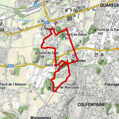 Wasmes - Terril N° 6 - Boussu - Colfontaine