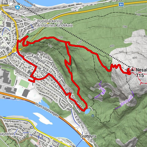 Rauma - Åndalsnes - Nebba - Nesaksla