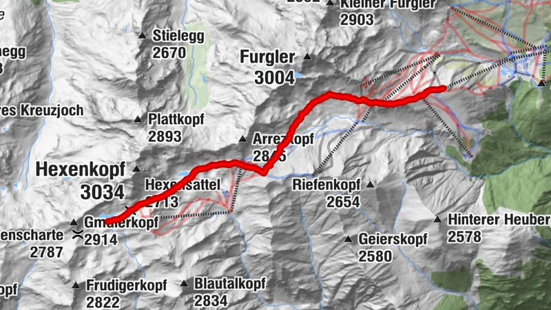 Gmairersee (2.720 m) vom Lazid