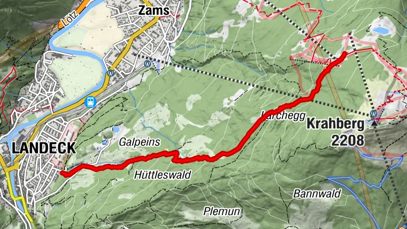 Landeck - Zammer Alm