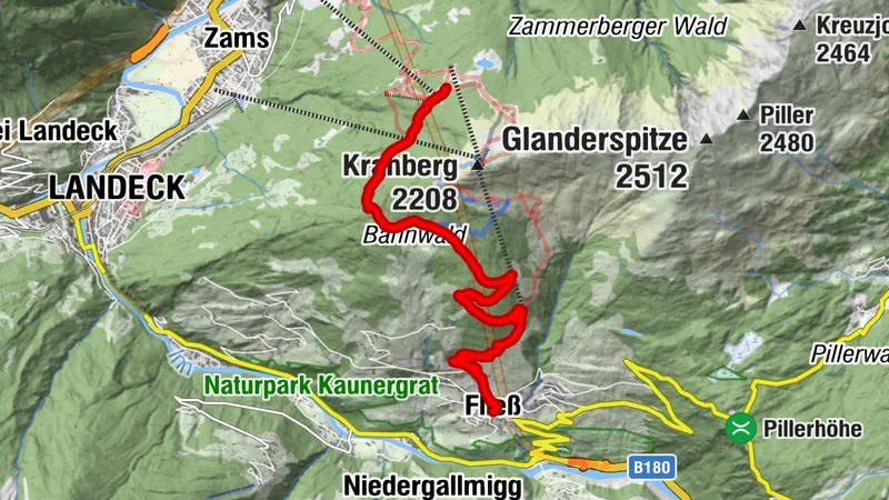 Zammer Alm / Schihütte Zams - Jagerhütte - Fließ