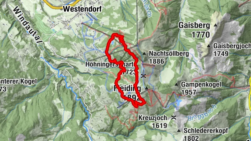 Wasserfallweg - Alpenrosensteig