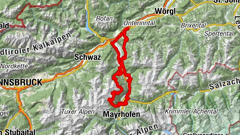 Rennrad 16 Zillertal Extrem