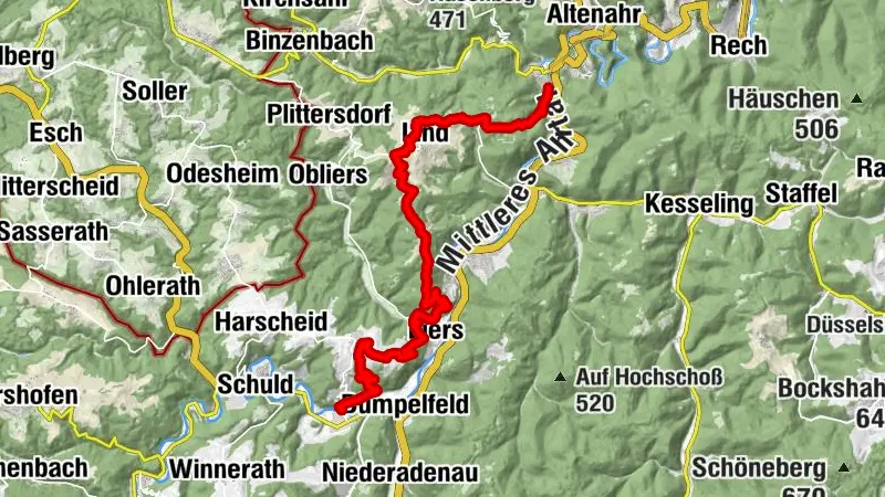 AhrSteig etapa 4: Insul - Kreuzberg (17,4 km)