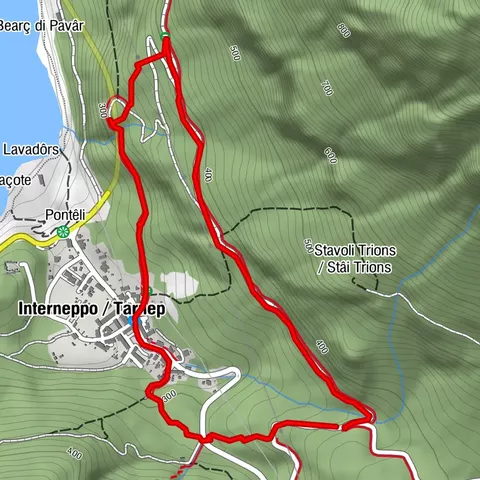 Sendero de las mariposas - recorrido corto