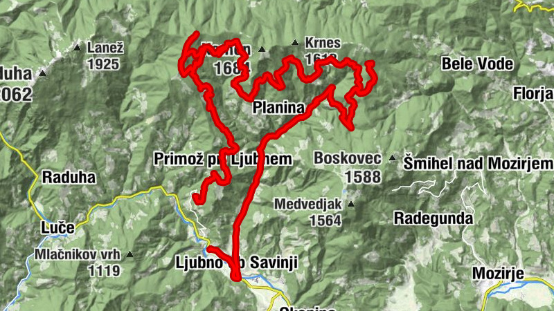 Veliki Travnik in Smrekovec