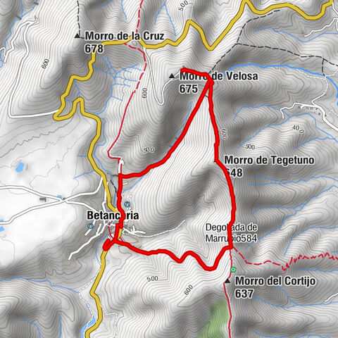 Betancuria - Degollada de Marrubio - Morro de Tegetuno - Morro de Velosa