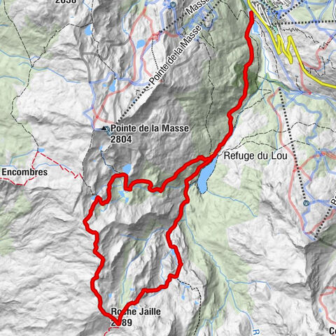 Saint-Martin-de-Belleville - Refuge du Lou - Roche Jaille - Col de la Grande Combe