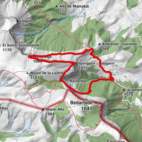 Urduña/Orduña - Iturrigorri / Tologorri - Menerdiga - Lendoño Goikoa / Lendoño de Arriba