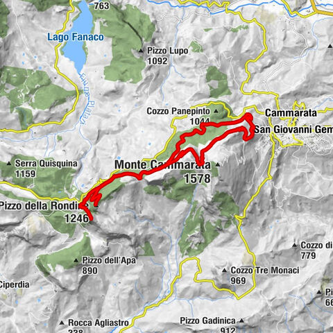 Primo Rifugio - Portella della Venere - Portella dei Daini - Pizzo della Rondine