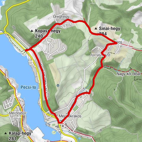 Orfű - Sínai-hegy - Szent Imre herceg iskolakápolna - Szent Márton püspök kápolna