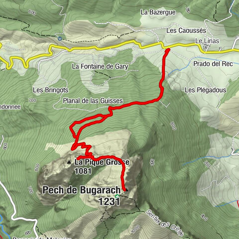 Bugarach - La Pique Grosse - Pech de Bugarach