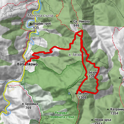 Бачково - Безово - х. Безово