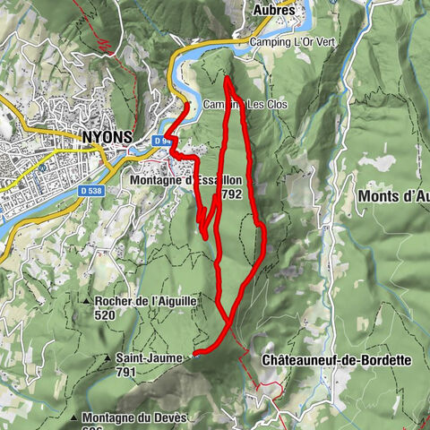 Nyons - Montagne d'Essaillon - Garde-Grosse