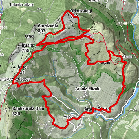 Araozko ostatua - Araotz - Araotz-Zubia - Orkatzategi