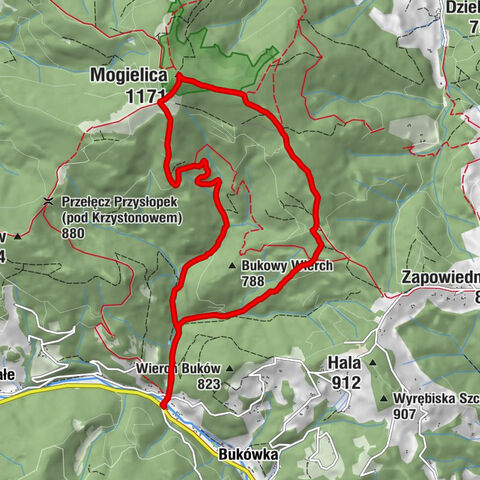 Berkówka - Gryblówka - Przehyba - Mogielica