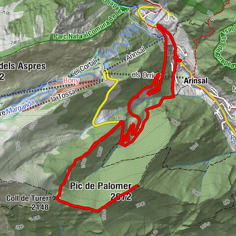 Arinsal - Pic de Palomer - Coll de Turer