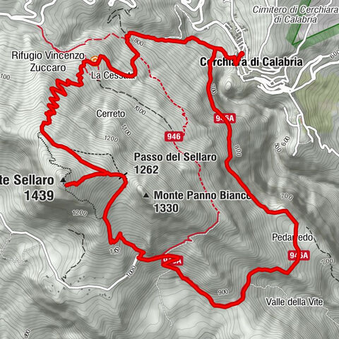 Cerchiara di Calabria - Rifugio Vincenzo Zuccaro - Monte Sellaro - Passo del Sellaro