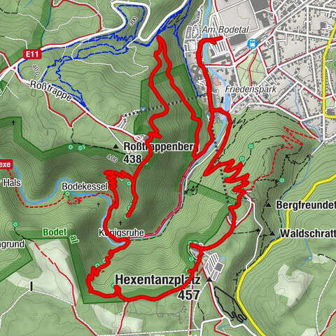 Thale- Roßtrappe- Hexentanzplatz- Thale