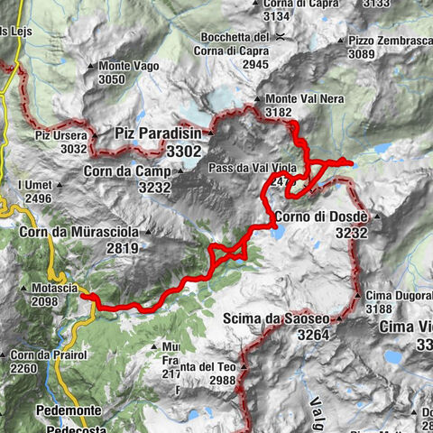 Piz Cunfin , Poschiavo, Oberengadin