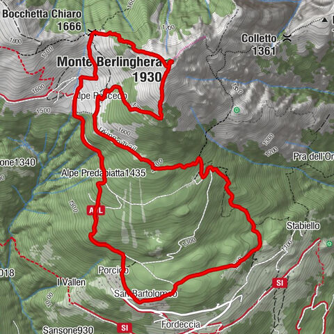 Monte Berlinghera da San Bartolomeo