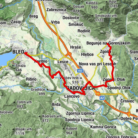 JULIANA TRAIL: etapa 4 Begunje - Bled
