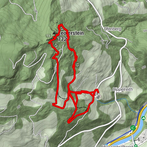 Sendero de las gargantas de Opponitz