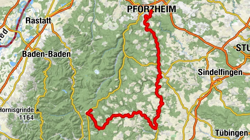 Nordschwarzwald: Nagoldtalradweg