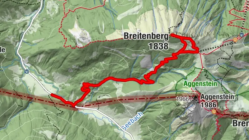 Ruta de esquí a la cabaña Ostlerhütte pasando por la cabaña Jägerhütte