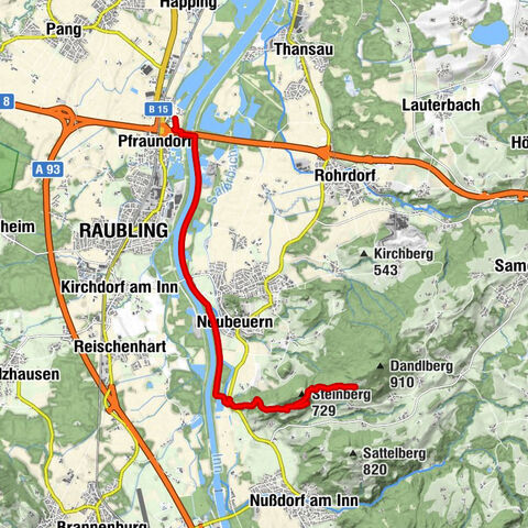 Vom Happingersee zur Dandlbergalm