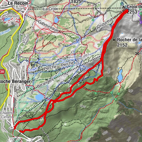 Chamrousse - Rocher de la Perche - Croix de Chamrousse