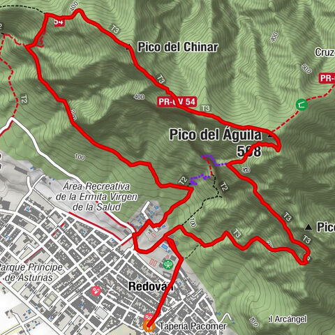 Tapería Pacomer - Redován - Pico del Águila - Pico del Chinar