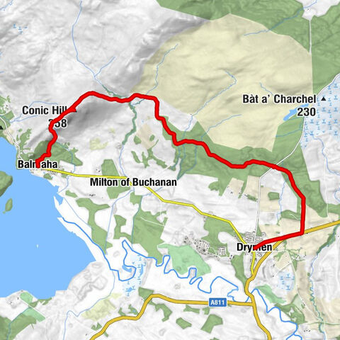 The Drymen Inn - Conic Hill - Tom nan Oisgin (Oisgean) - Balmaha