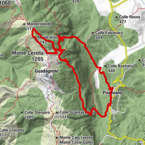 Pisoniano - Monte Cerella - Monte Vincenzo - Chiesa del Santuario della Mentorella
