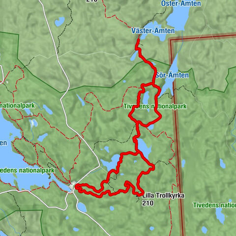 Tived distrikt - Lilla Trollkyrka - Oxaberget