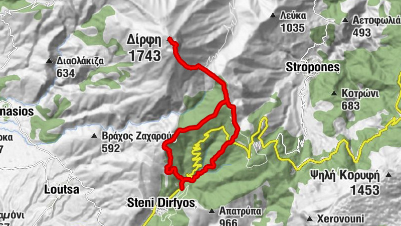 Άγιοι Ανάργυροι - Καταφύγιο Μιχάλης Νικολάου - Δέλφι - Δίρφη