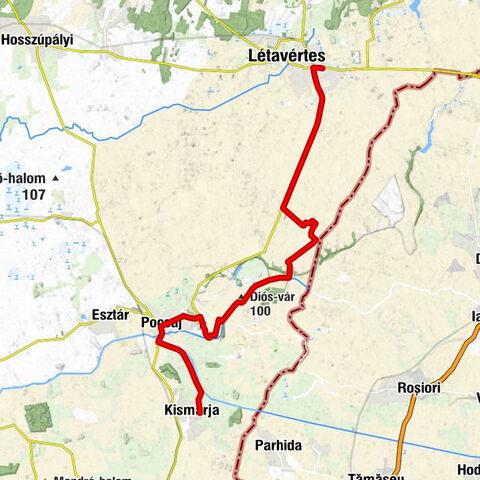 Istenszülő elhunyta-templom - Bocskai-várdomb - Református templom - Kismarja
