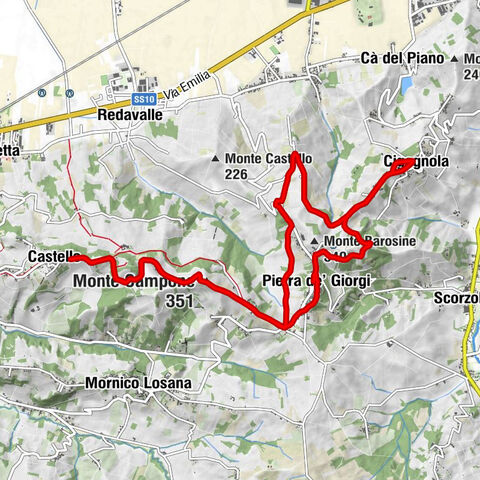 Cigognola - Ca' Nova - Monte Campone - Chiesa di Santa Maria Assunta