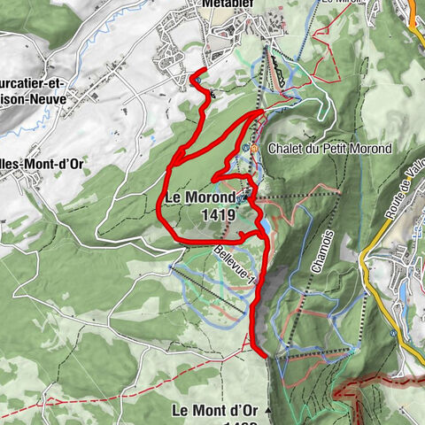 Métabief - Le Morond - Chalet du Gros Morond - Longevilles-Mont-d'Or