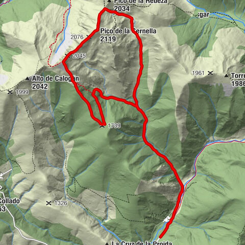 Mesón Aguzo - Colinas del Campo de Martín Moro Toledano - Pico Catoute - Pico de la Cernella
