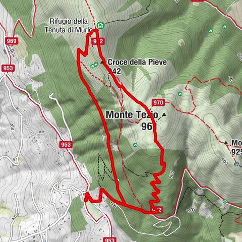 Perugia - Croce della Pieve - Monte Tezio