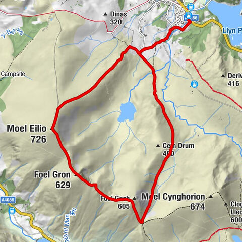 Llanberis - Moel Eilio - Foel Gron - Foel Goch
