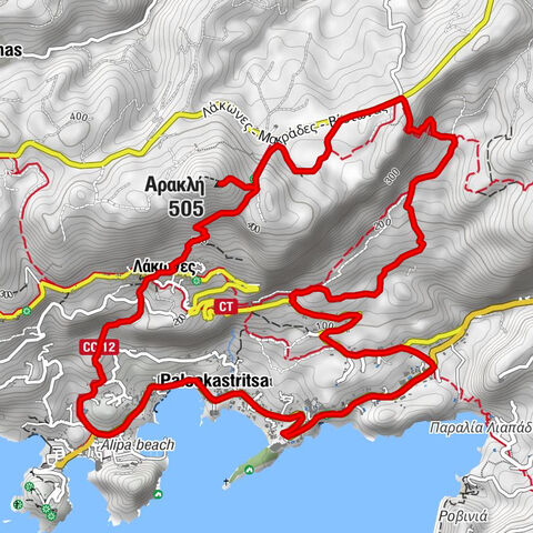 Δήμος Κεντρικής Κέρκυρας και Διαποντίων Νήσων - Παλαιοκαστρίτσα - Λάκωνες - Αρακλή