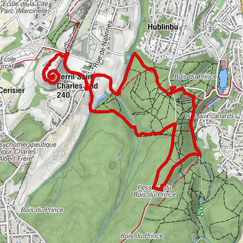 Marcinelle - Sart Saint-Nicolas - Terril Siège Saint-Charles - Terril Saint-Charles Sud