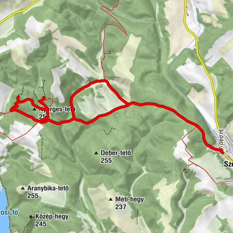 Szomolya - Palánkos-forrás - Mész-hegy - Nyerges-tető