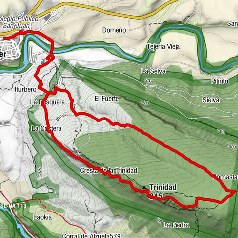 Lumbier - Trinidad - Cresta de la Trinidad - La Costera